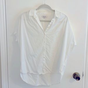 Madewell Central Shirt in Pure White, Large